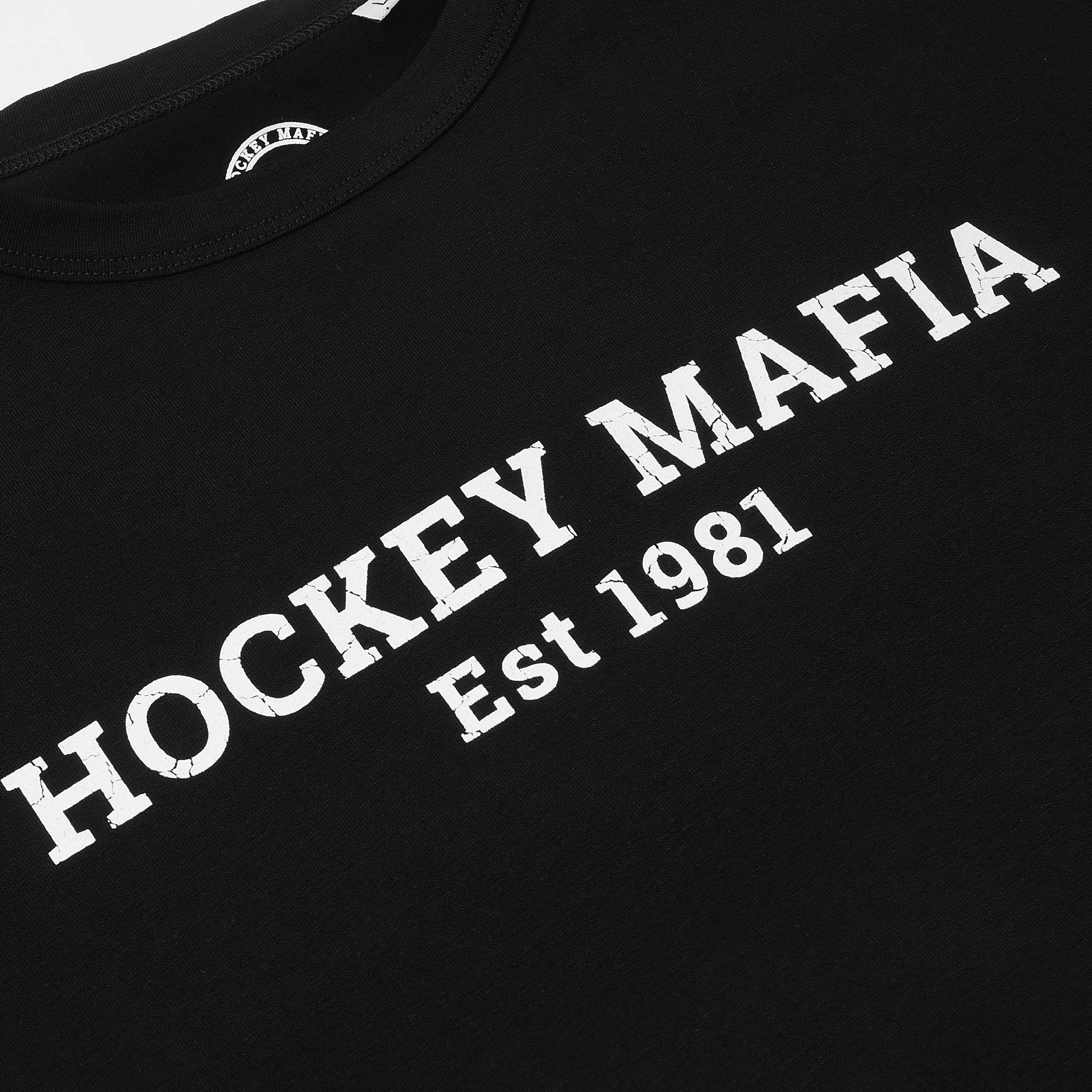 Футболка мужская "Hockey Mafia. Est 1981" черная
