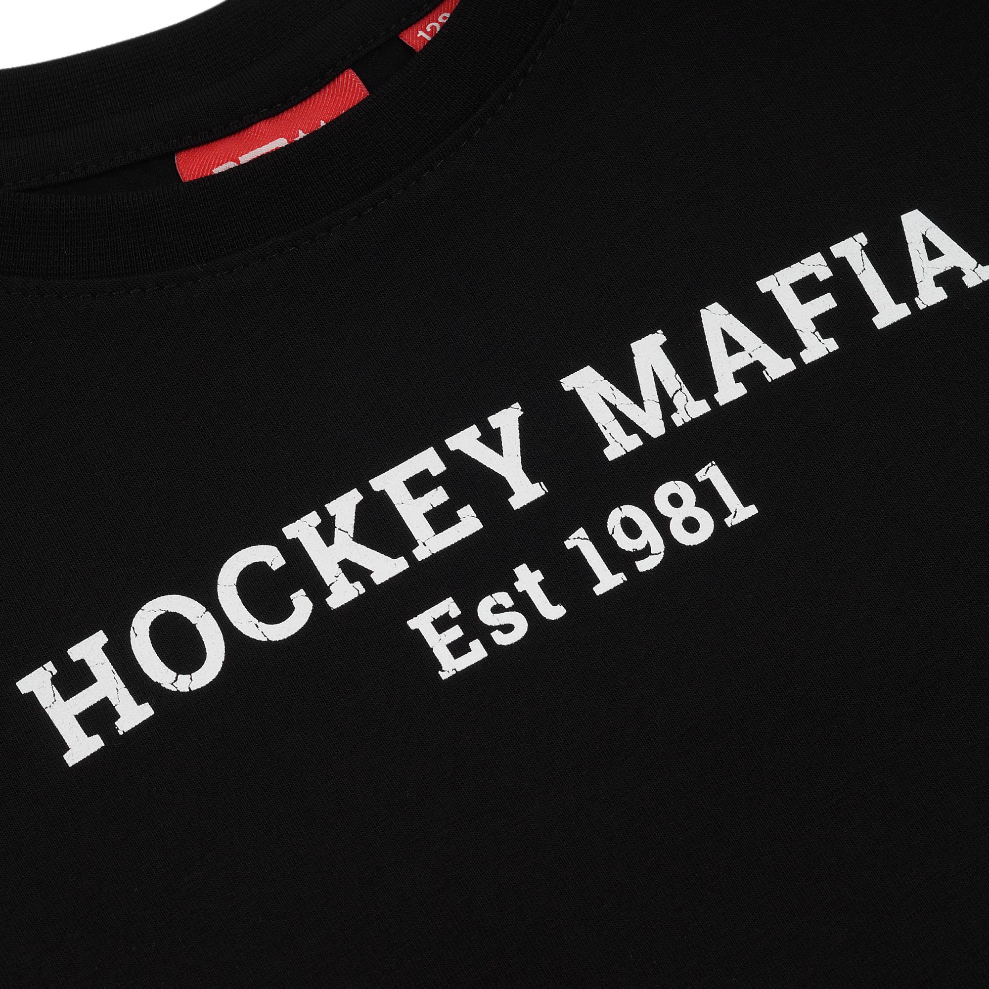 Футболка детская "Hockey Mafia. Est 1981" черная