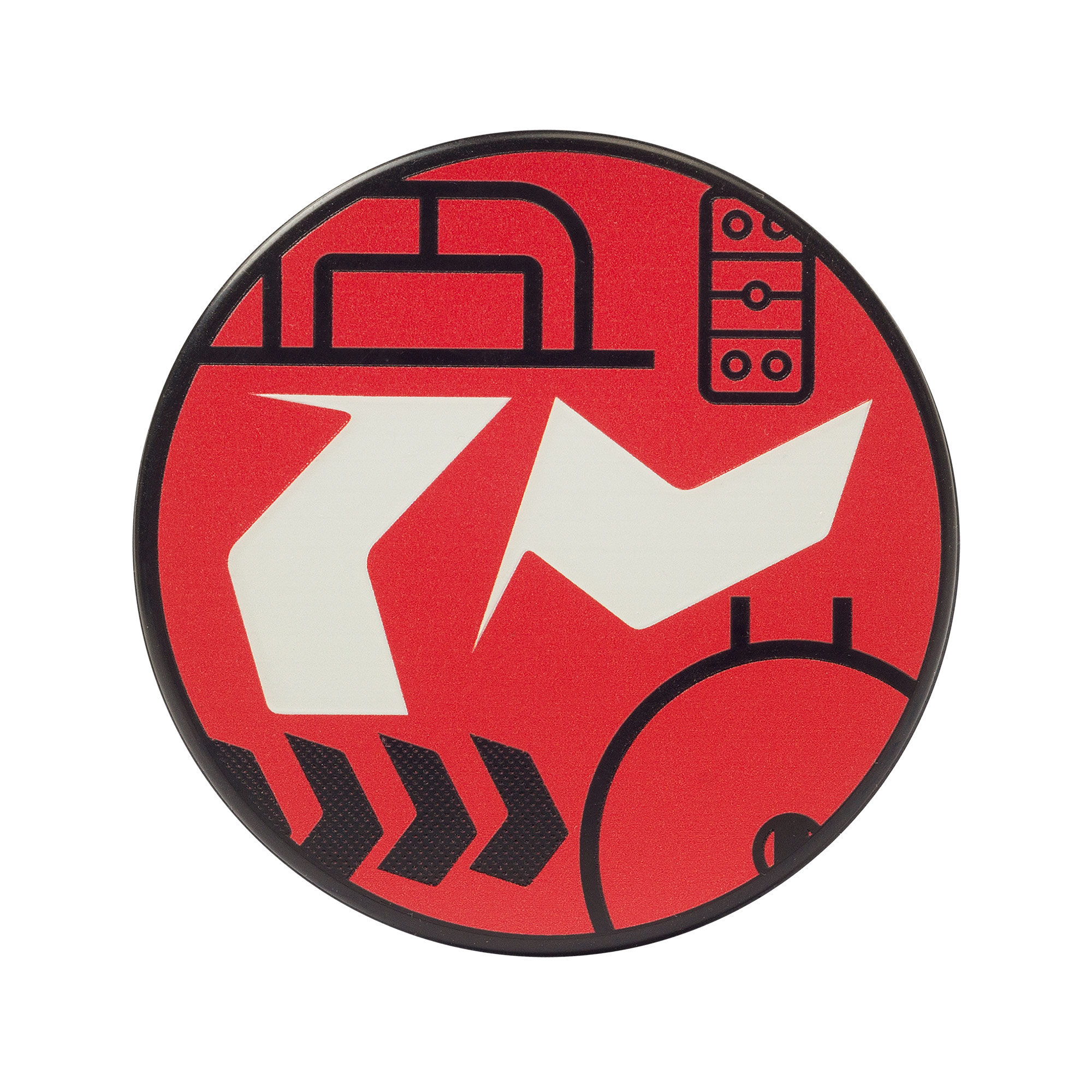 Шайба «Red Machine - новый логотип»