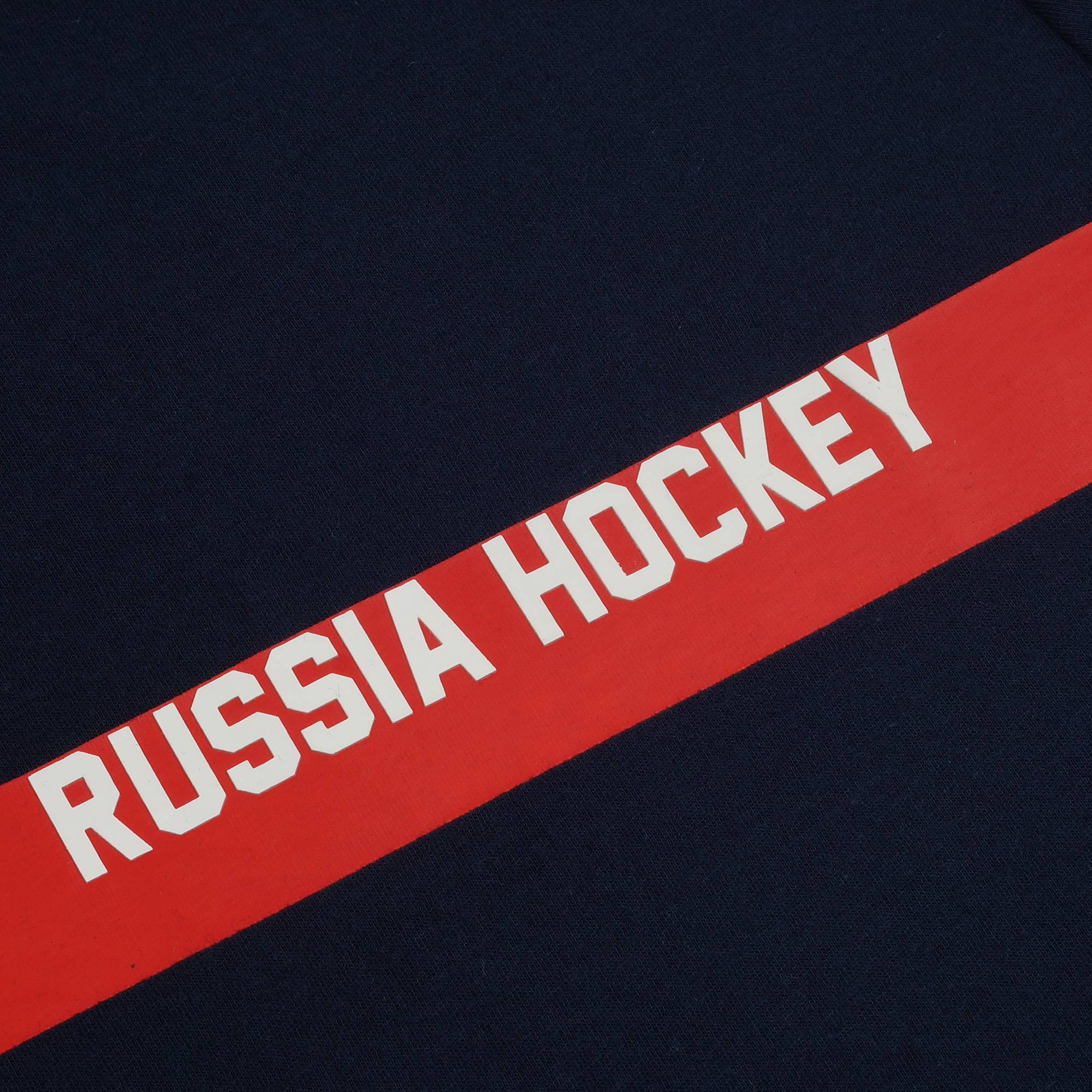 Футболка мужская синяя "Russia Hockey"