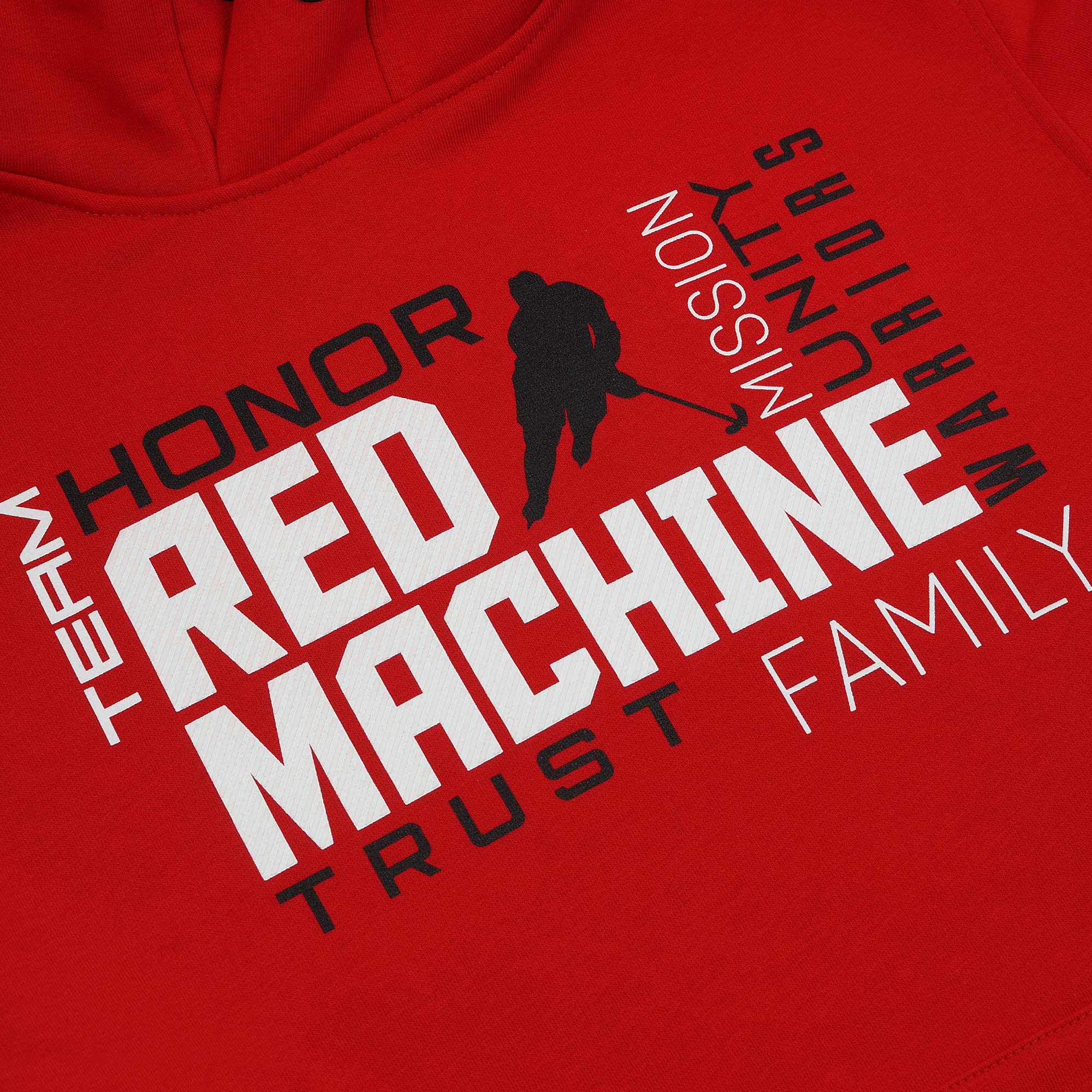 Худи мужское красное "Red Machine. Team Family"