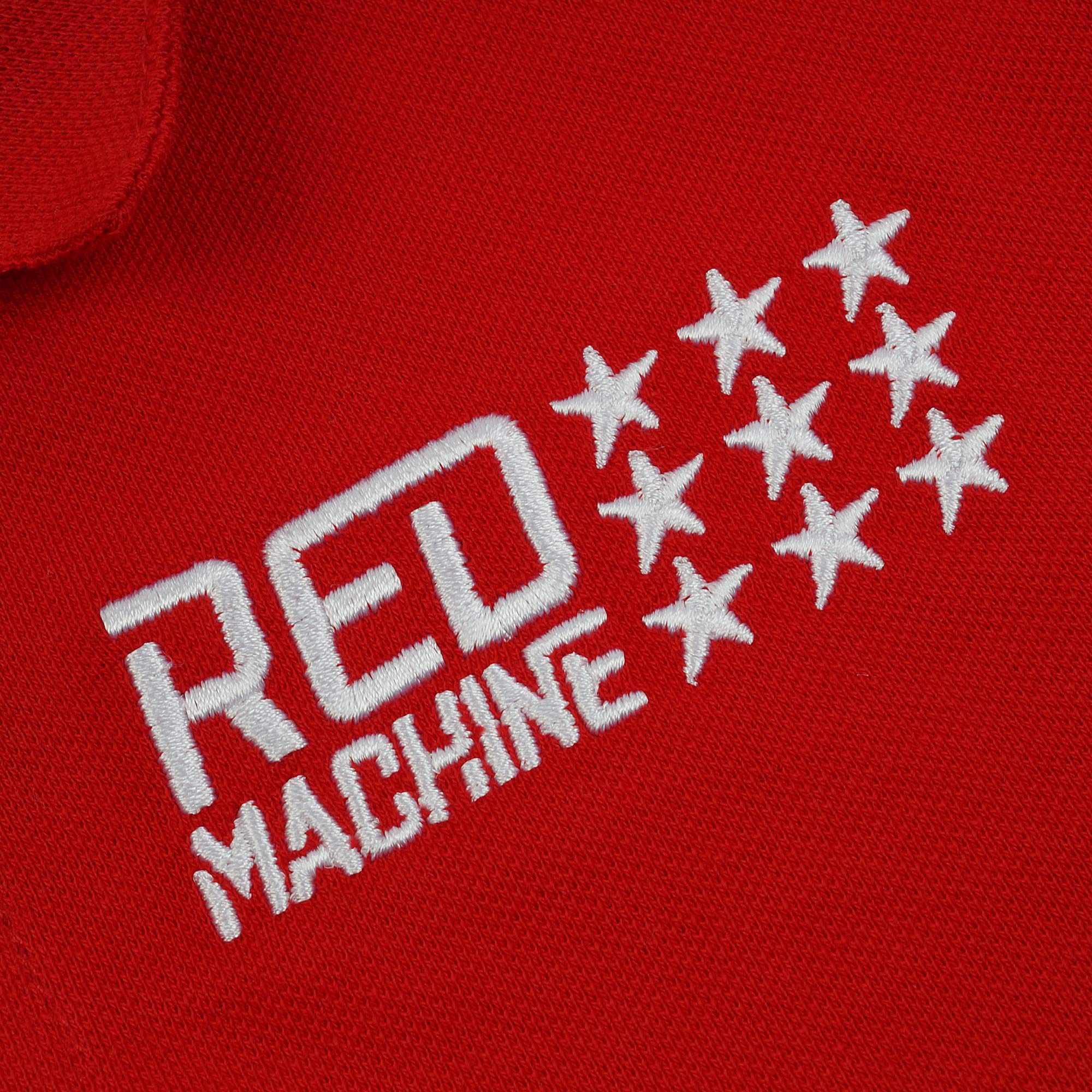 Поло детское красное "Red Machine. 9 звезд"