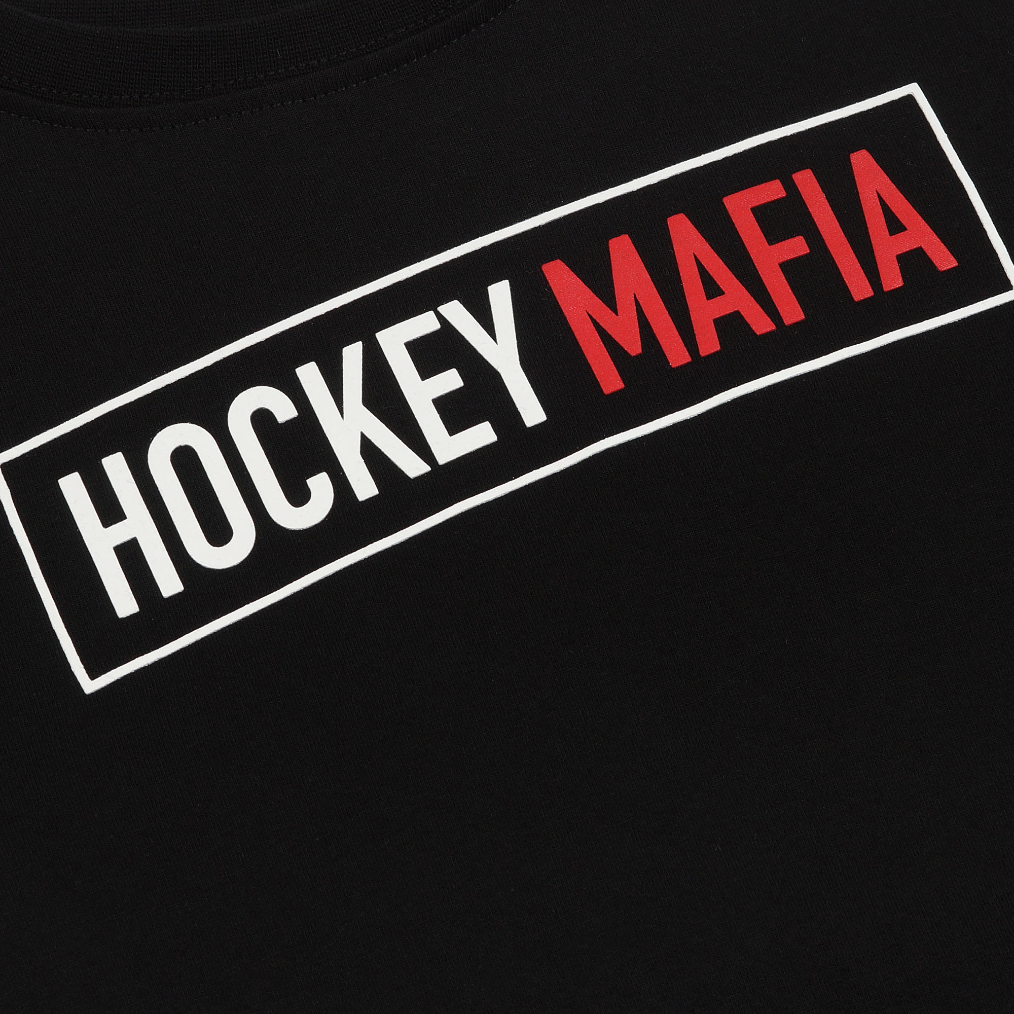 Футболка подростковая черная "Hockey Mafia"
