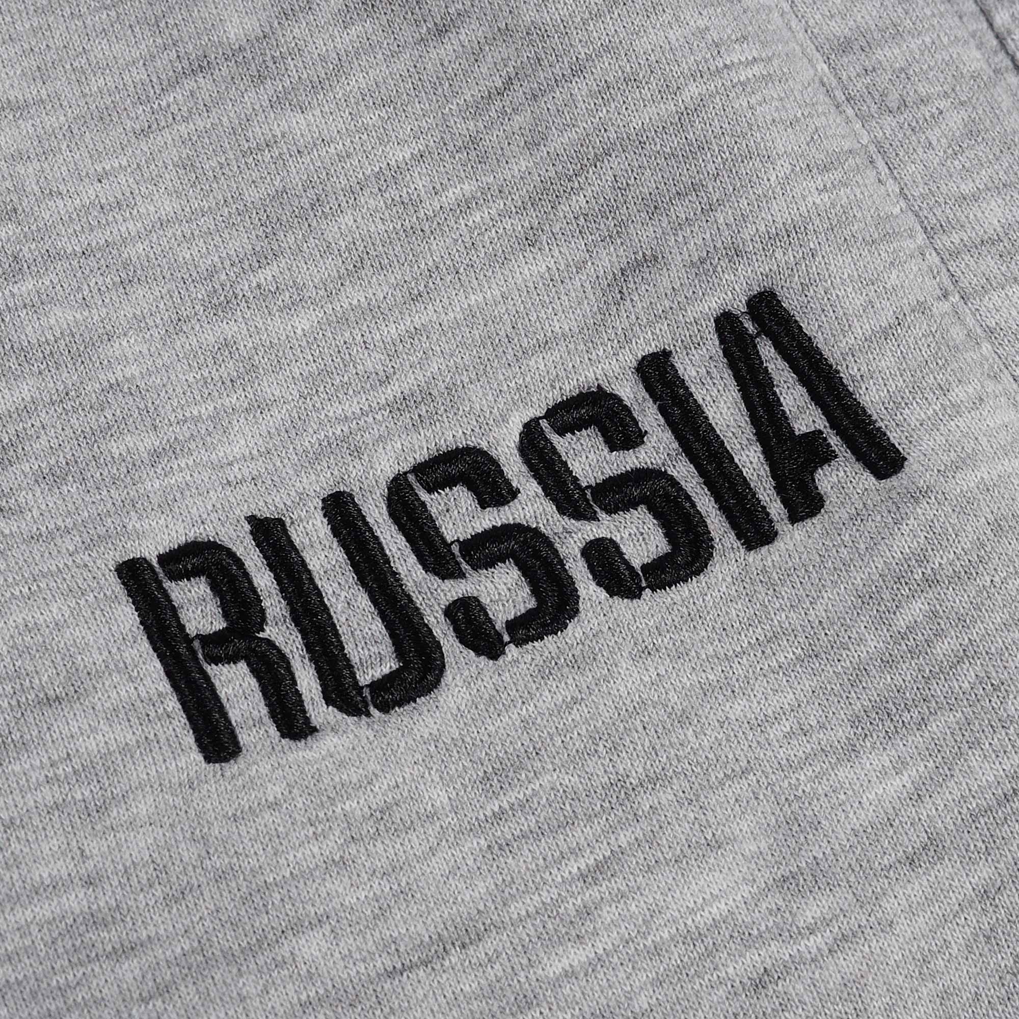 Штаны спортивные женские серые "Russia"