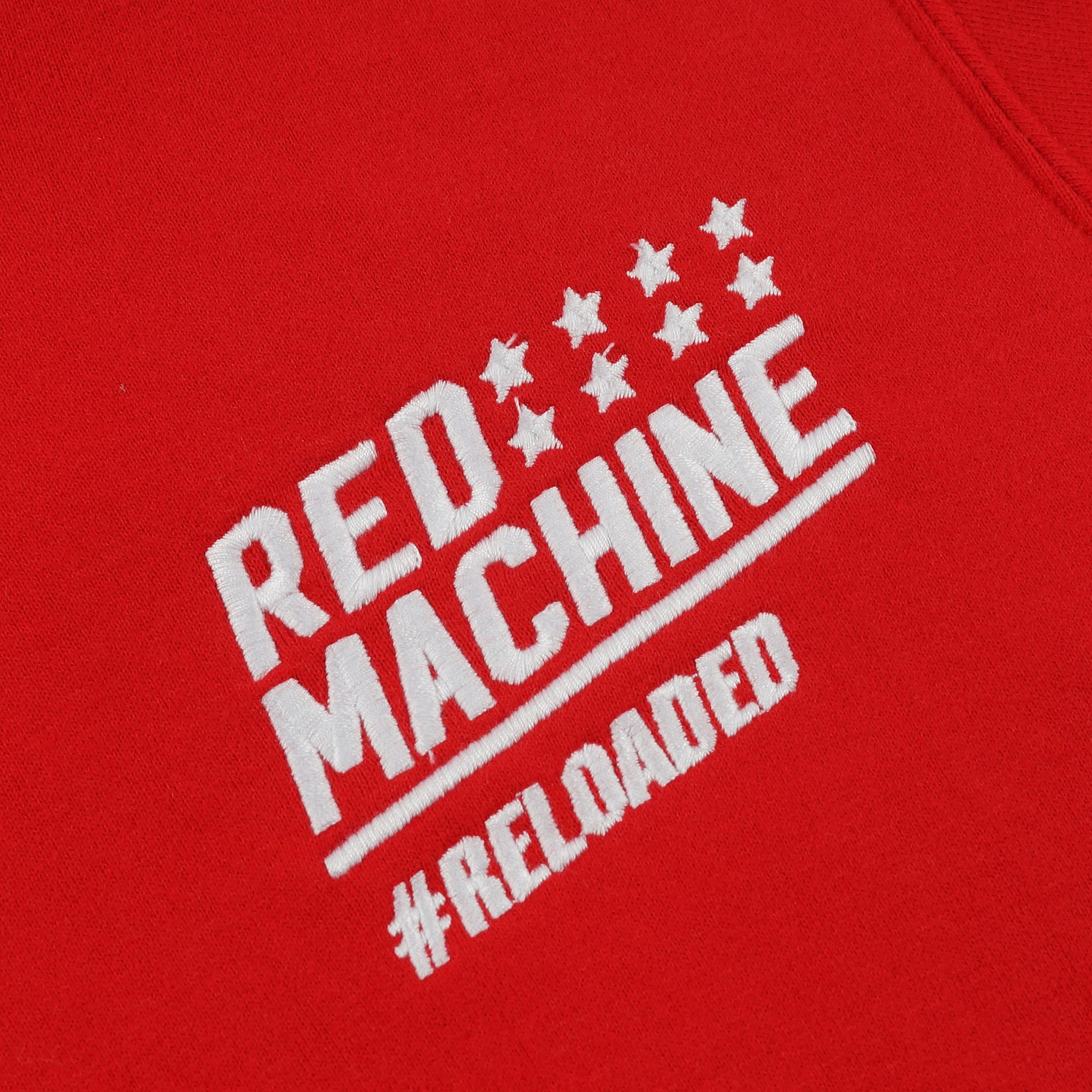 Худи мужское красное "Red Machine"