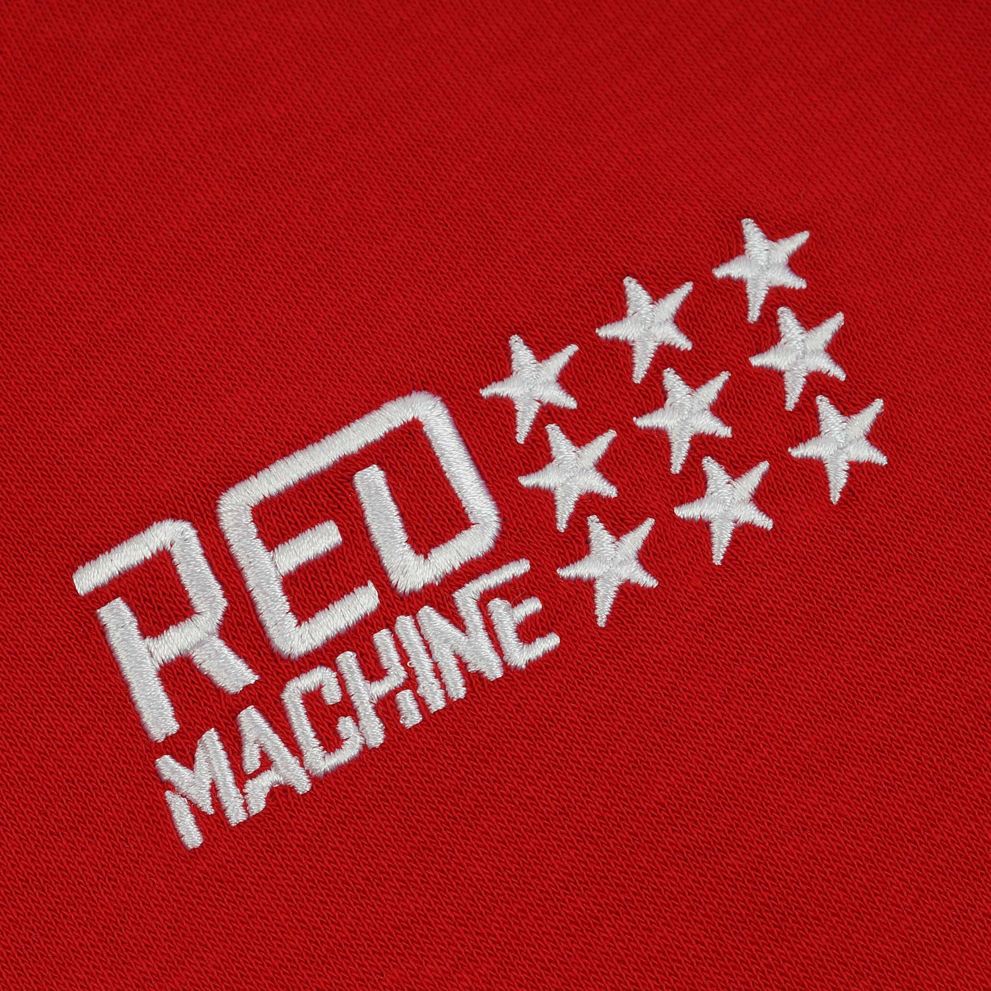 Худи на молнии детское красное "Red Machine. 9 звезд"