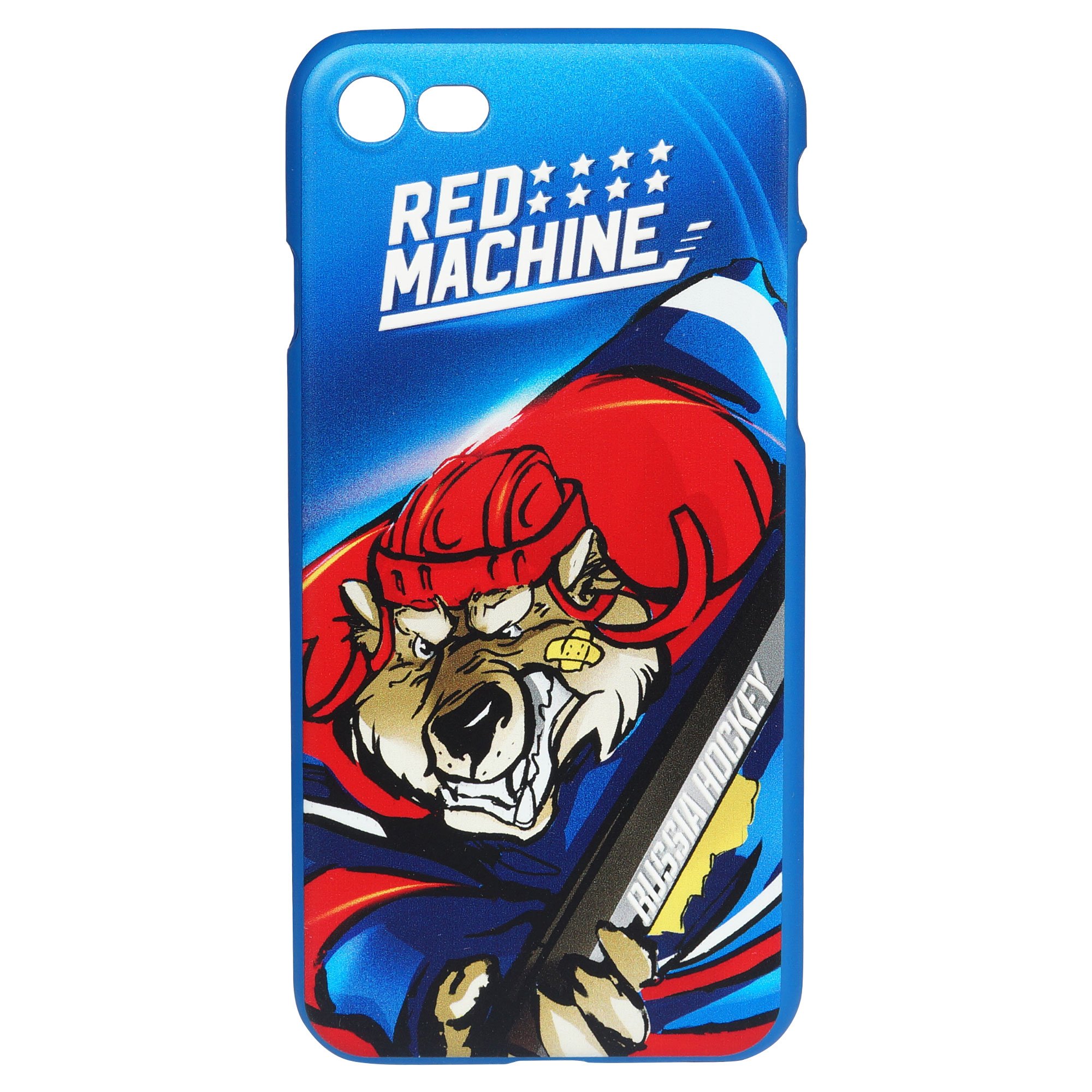 Чехол на iphone 7 медведь "Red Machine"