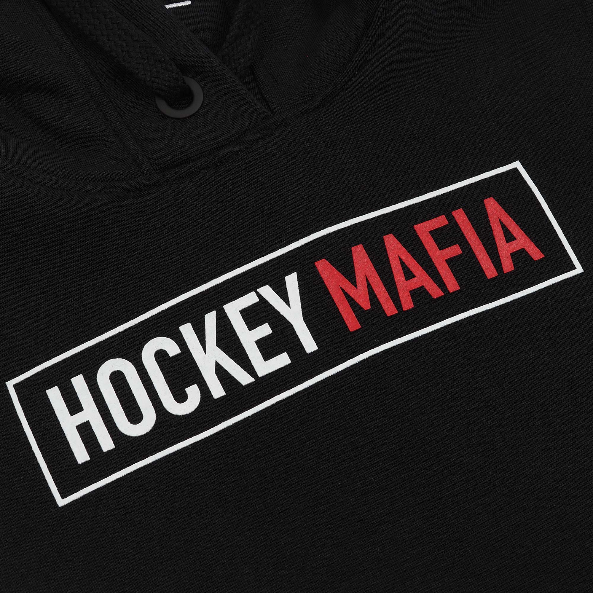 Худи женское черное "Hockey Mafia"