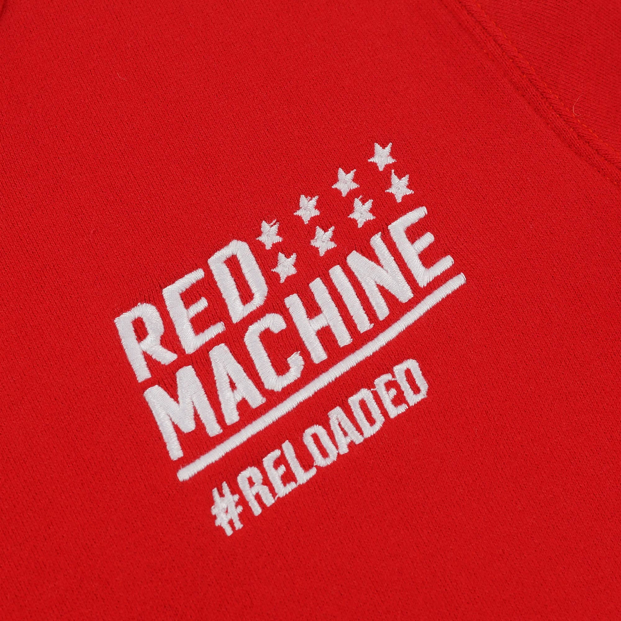 Свитшот женский красный "Red Machine. Reloaded"