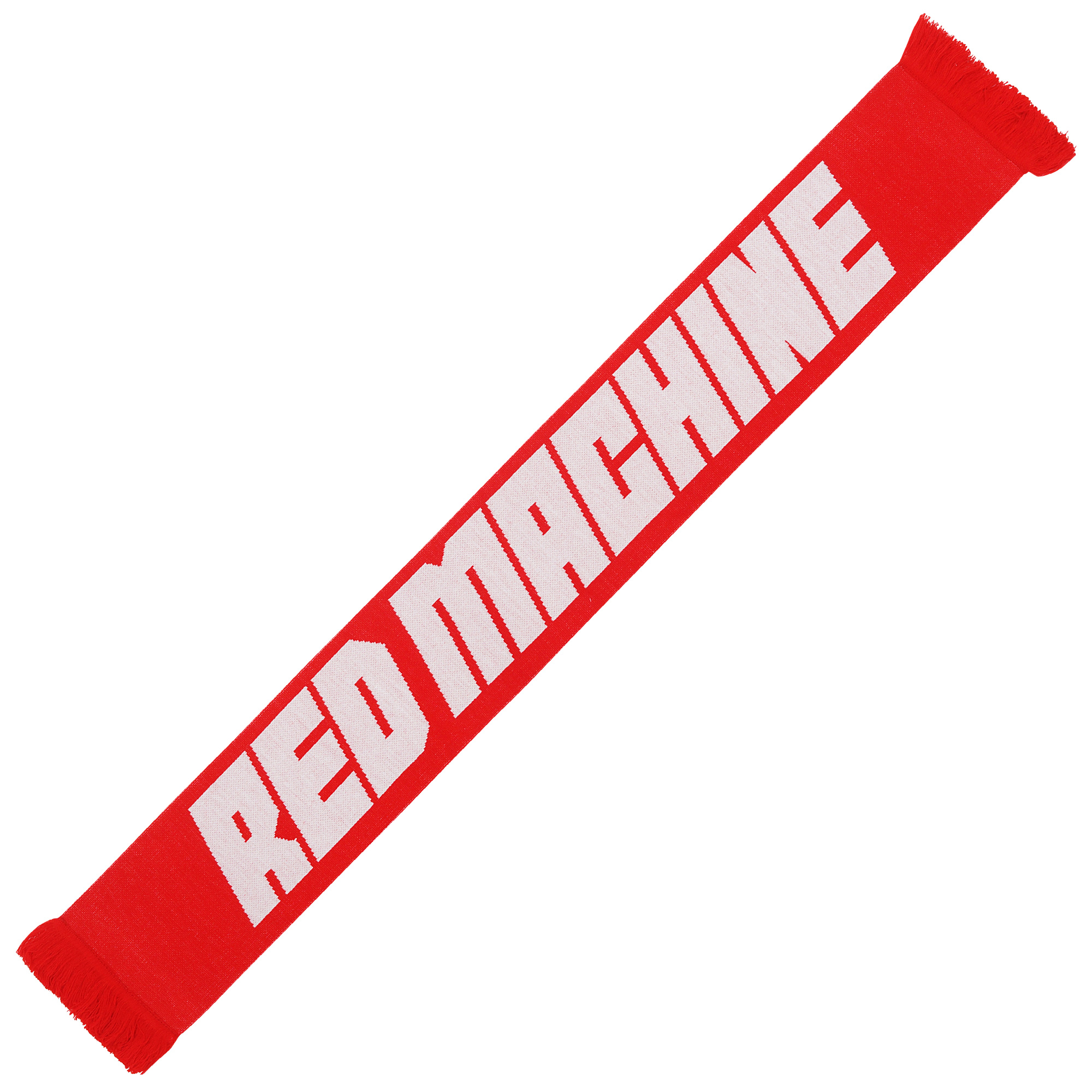Шарф вязаный Red Machine, красный