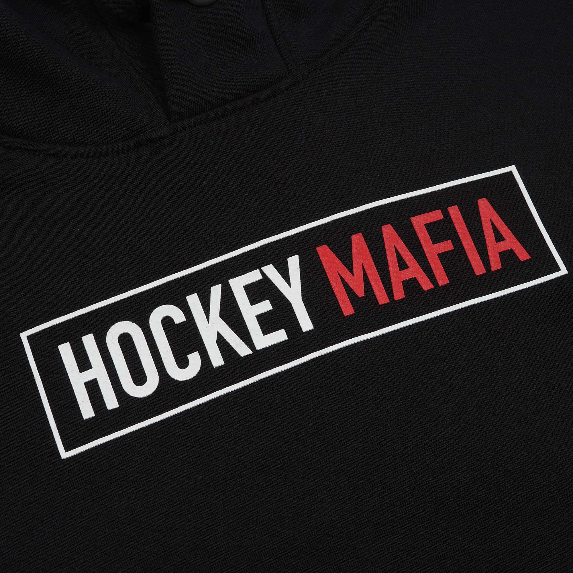 Худи мужское черное "Hockey Mafia"