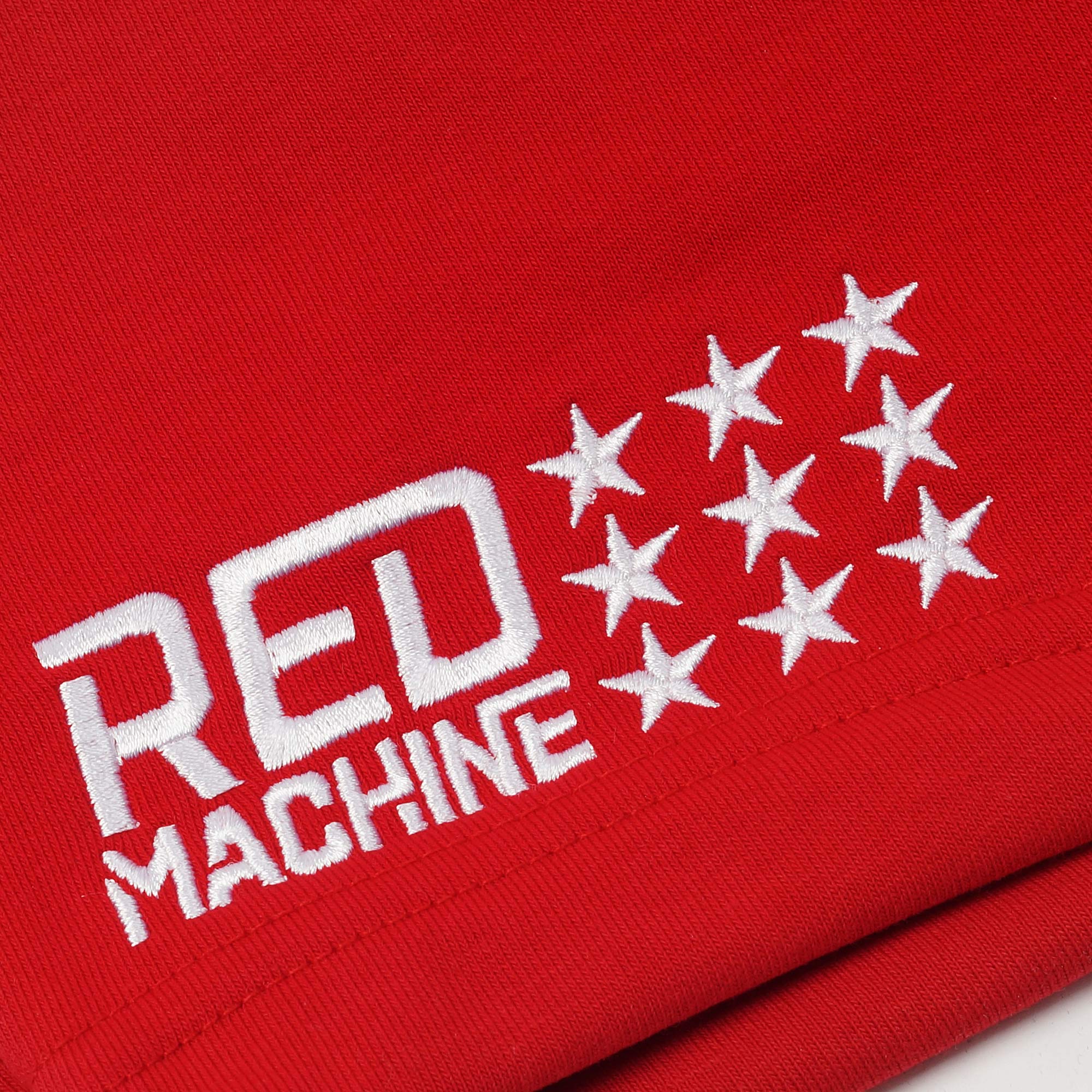 Шорты спортивные мужские красные "Red Machine. 9 звезд"