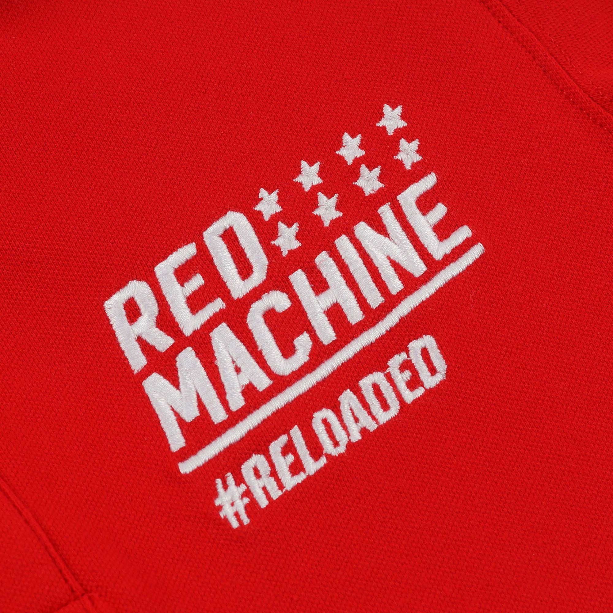 Поло мужское красное "Red Machine. Reloaded"
