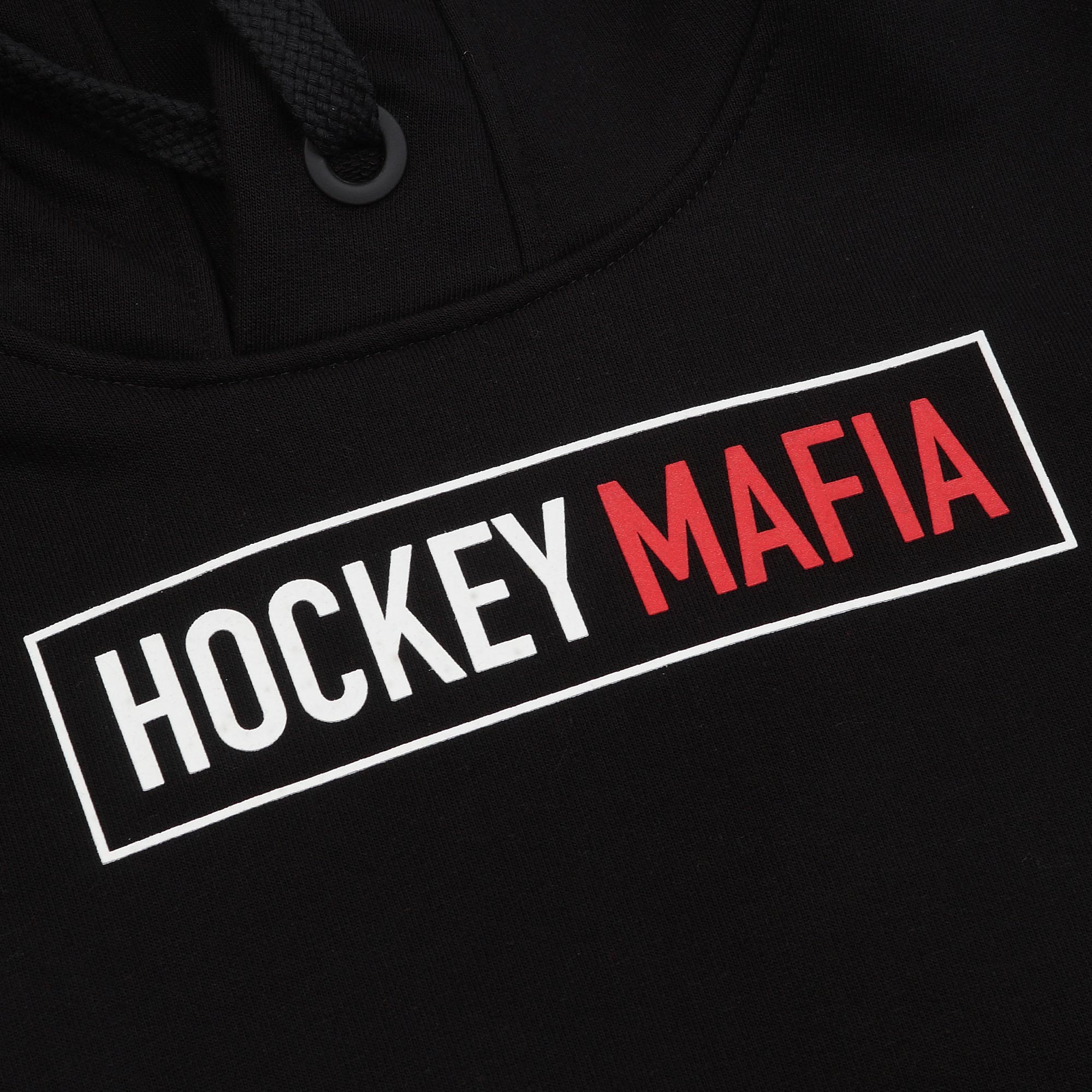 Худи подростковое черное "Hockey Mafia"