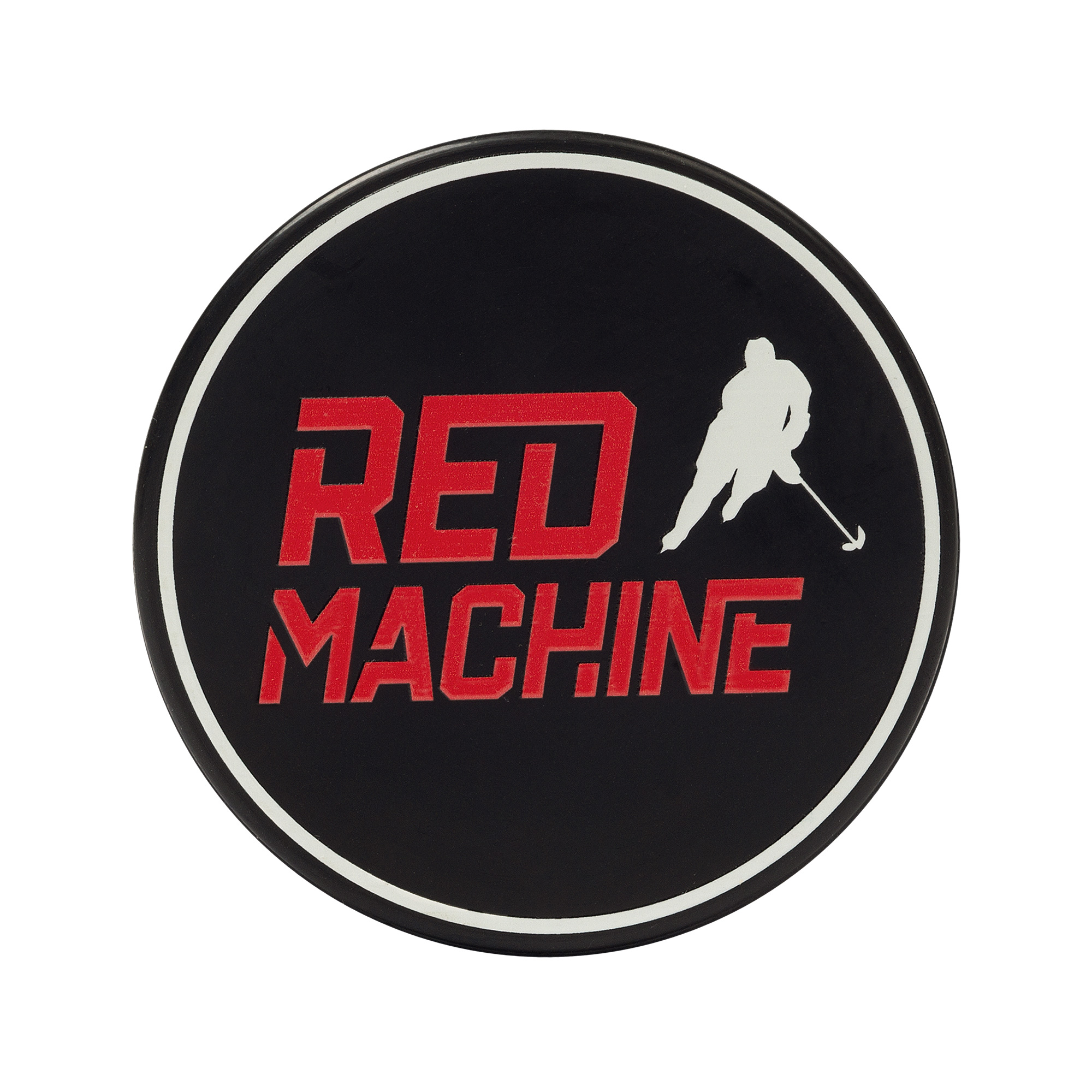 Шайба «Red Machine - черный фон»
