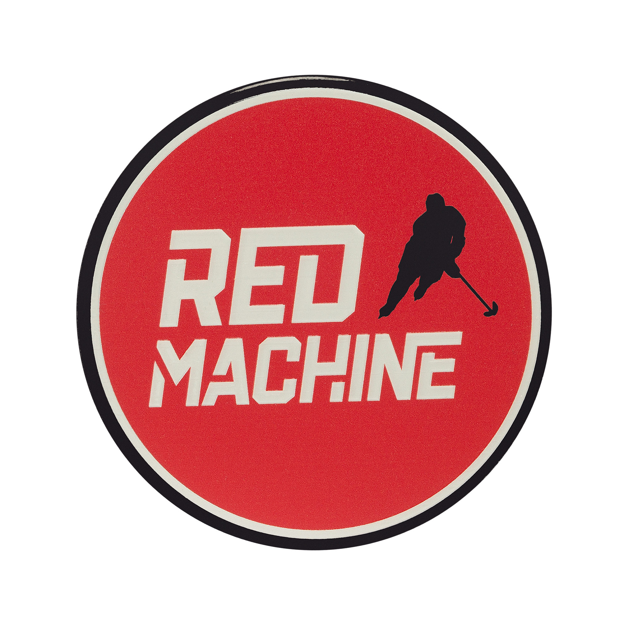 Шайба «Red Machine - красный фон»