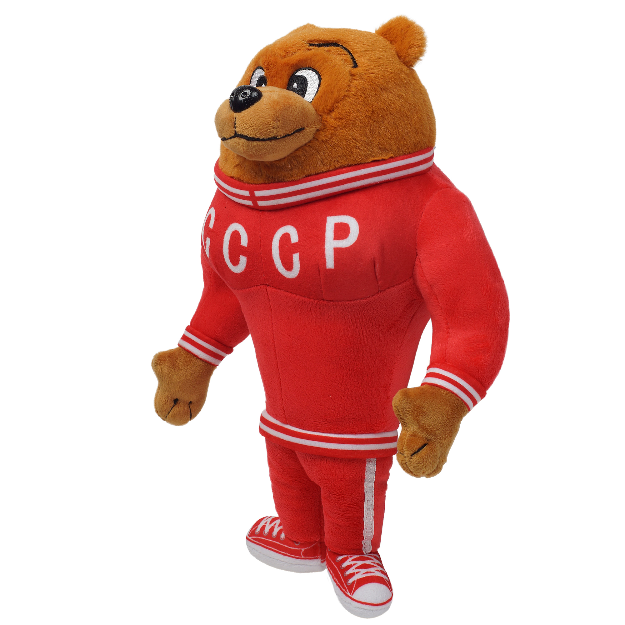 Softoy Игрушка мягкая Медведь спортсмен  32см